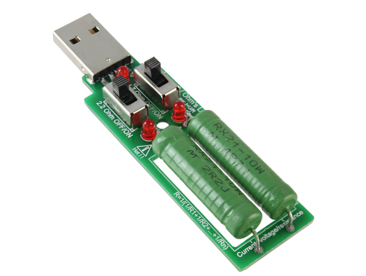Instrumentos de Medição e Teste - Resistor de Carga e Descarga